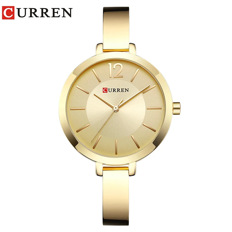 Women Watches Top Brand Luxury CURREN 9012 Quartz Women Watches Casual Fashion Ladies Wrist Watch Lady Clock relogio feminino