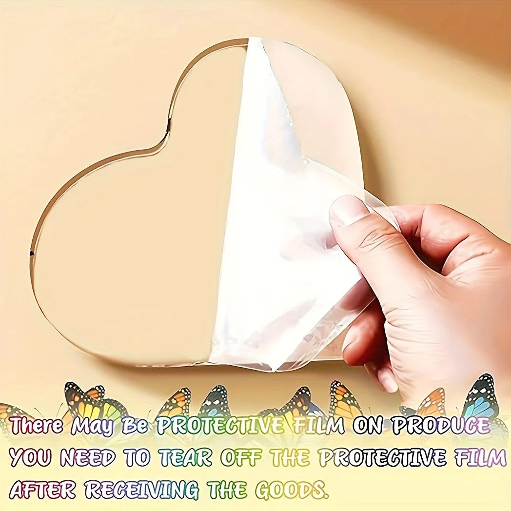 1pc Acrylic Mum Gift for Mum Birthday Gift for Mum Meaningful Gift Acrylic Heart Shaped Memorial Anniversary Gift