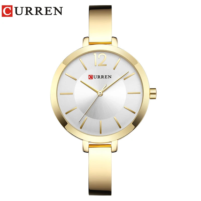 Women Watches Top Brand Luxury CURREN 9012 Quartz Women Watches Casual Fashion Ladies Wrist Watch Lady Clock relogio feminino