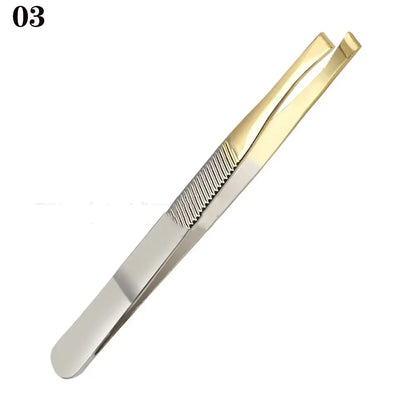 Pro Plastic Eyebrow Tweezer Anti Static Safe Electronic Industrial Maintenance Tools Multifunctional Women Beauty Nail Tools