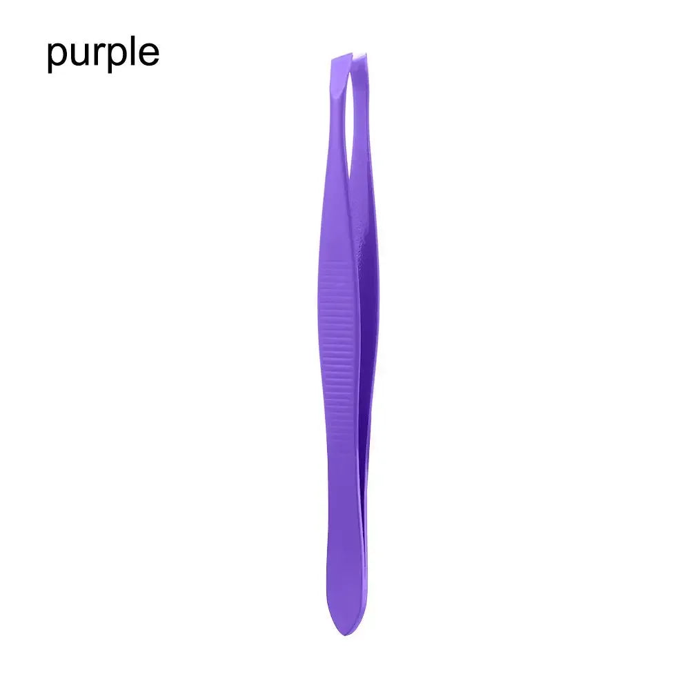 Pro Plastic Eyebrow Tweezer Anti Static Safe Electronic Industrial Maintenance Tools Multifunctional Women Beauty Nail Tools