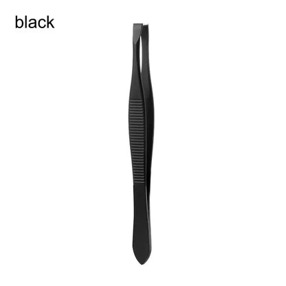 Pro Plastic Eyebrow Tweezer Anti Static Safe Electronic Industrial Maintenance Tools Multifunctional Women Beauty Nail Tools