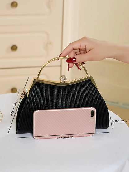 Women's wedding and dinner handbags, party striped handbags, perfect bridal handbags for dances and party events