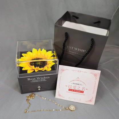 Perfect Sunflower Gift for Wife and Mom, Wedding Anniversary Gift, Mother's Day Gift, Ladies Christmas Gift, Valentine's Day Gift