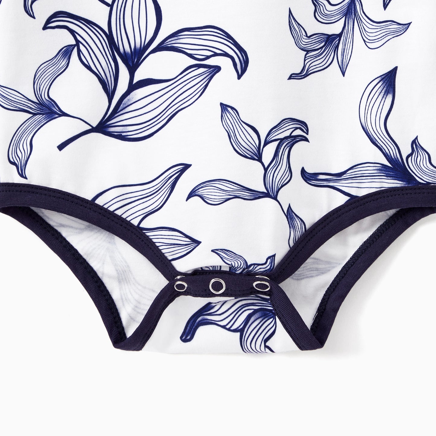 Family Matching Sets Floral Tee or V-Neck Faux Button Elastic Waist Sleeveless Dress