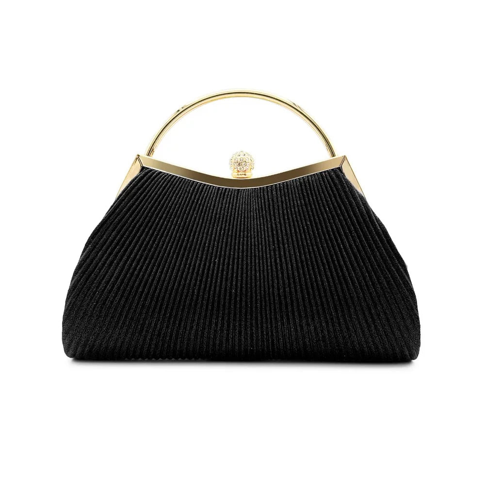 Women's wedding and dinner handbags, party striped handbags, perfect bridal handbags for dances and party events