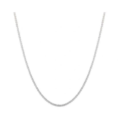 New Popular Silver Colour Sparkling Clavicle Chain Choker Necklace For Women Fine Jewelry Wedding Party Gift