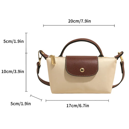 Retro, Fashionable, Multi-functional Handbags, Hot Items, Spring and Summer Women's Handbags, Handheld Luxury Nylon Handbags