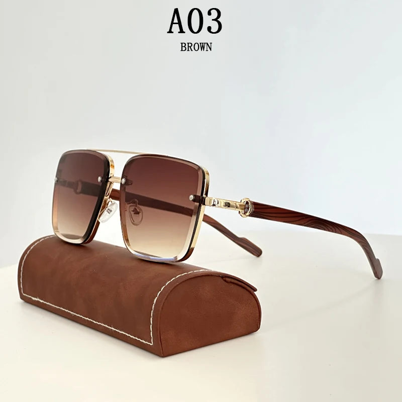 Sunglasses For Men Square Sunglasses Women Trendy Luxe Vintage Fashion Glasses Retro Steampunk Shades Gafas De Sol Hombre