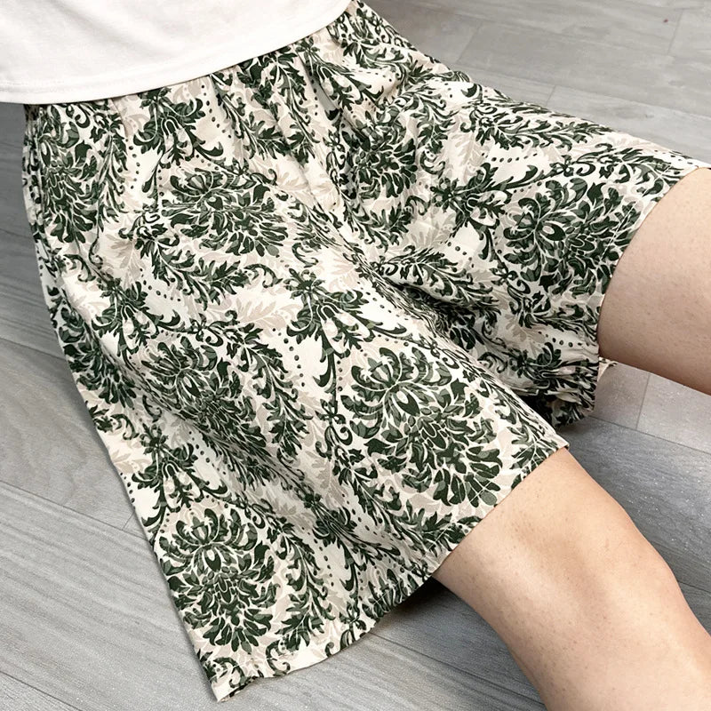 New Summer Nightgowns Women Nightwear Flower Cardigan Sleepwear Ladies Home Clothes Big Size Loungewear Women Pajamas Nighties