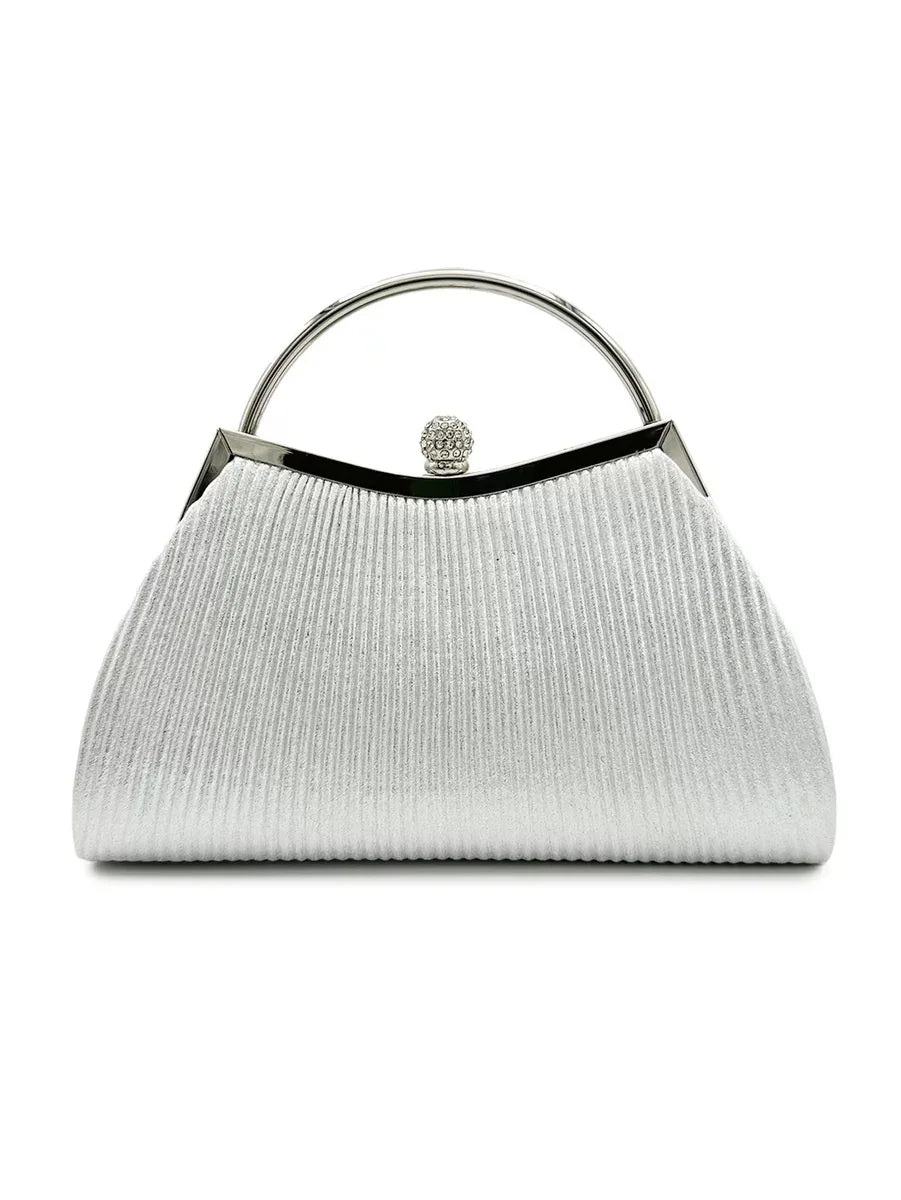 Women's wedding and dinner handbags, party striped handbags, perfect bridal handbags for dances and party events