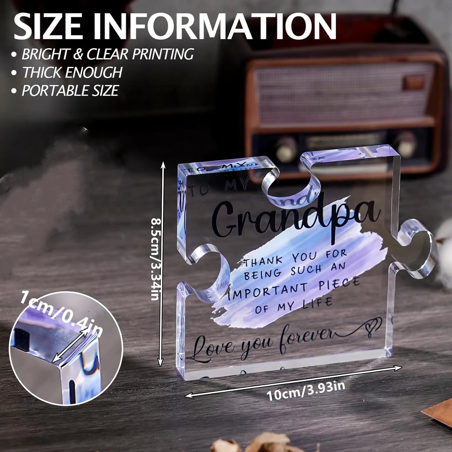 Father's Day Gift for Grandfather - Grandchildren's Grandfather Birthday Gift - Grandfather's Christmas Gift