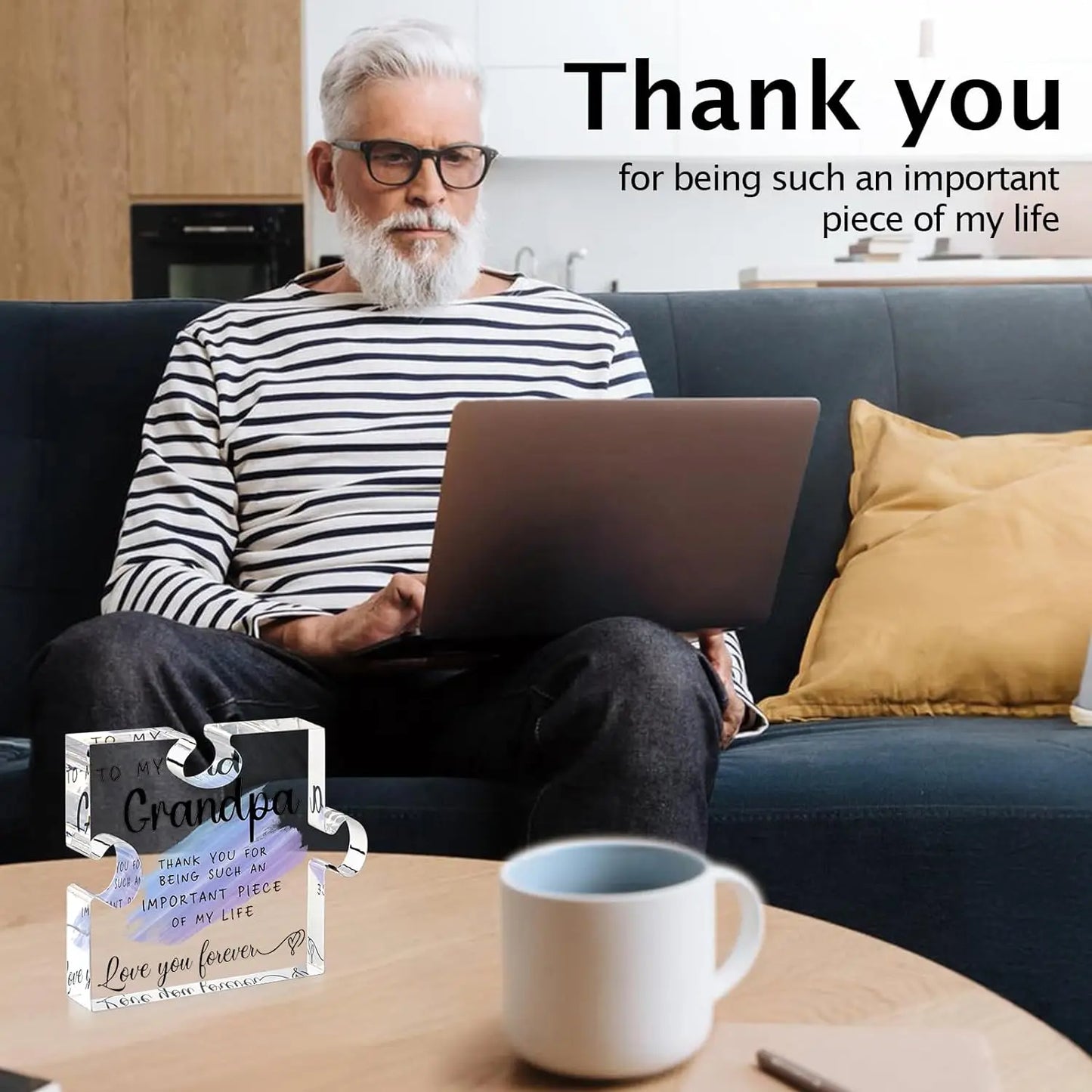 Father's Day Gift for Grandfather - Grandchildren's Grandfather Birthday Gift - Grandfather's Christmas Gift