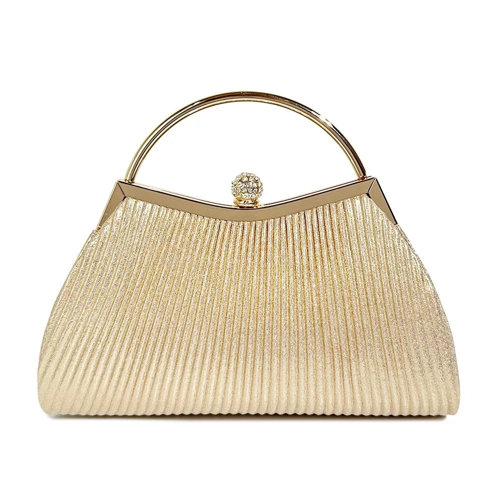 Women's wedding and dinner handbags, party striped handbags, perfect bridal handbags for dances and party events