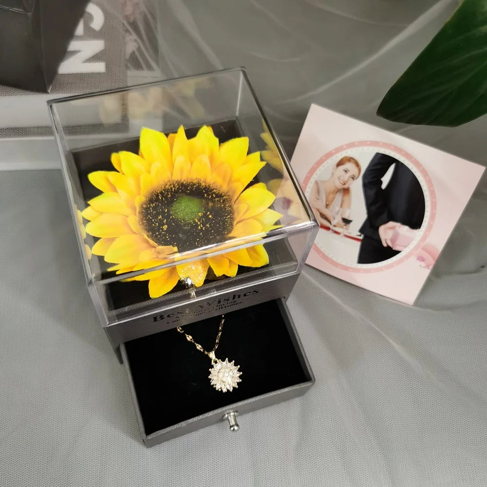 Perfect Sunflower Gift for Wife and Mom, Wedding Anniversary Gift, Mother's Day Gift, Ladies Christmas Gift, Valentine's Day Gift