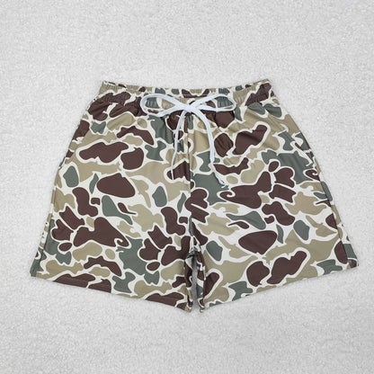 Adult Women Swimwear Summer Sleeveless Shorts Swimsuit Set Camo Bathing Suit Clothing