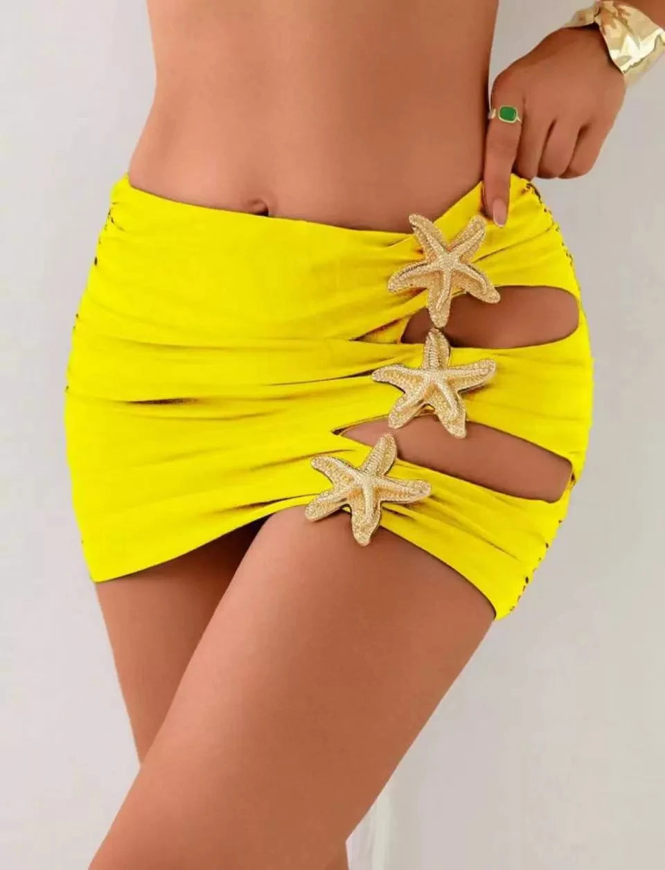 Sea Star Skirt Without Panty 2025 Beachwear Swim Dress Bathing Suit Women Swimwear Women Swimsuit Beachskirt